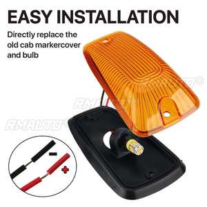 Juego de 5 Luces de Posición para Techo de Cabina de Auto, T10 10 SMD, Bombilla Ámbar, para Chevy GMC 1988-2002 - Product Image 3