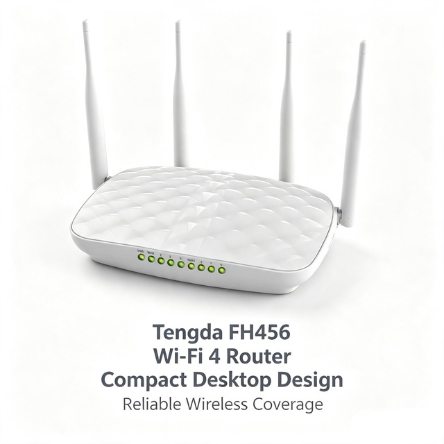 FH456 High Power Wi-Fi Router 300Mbps Wireless Coverage Repeater Wall Through 4 Antennas Home Router
