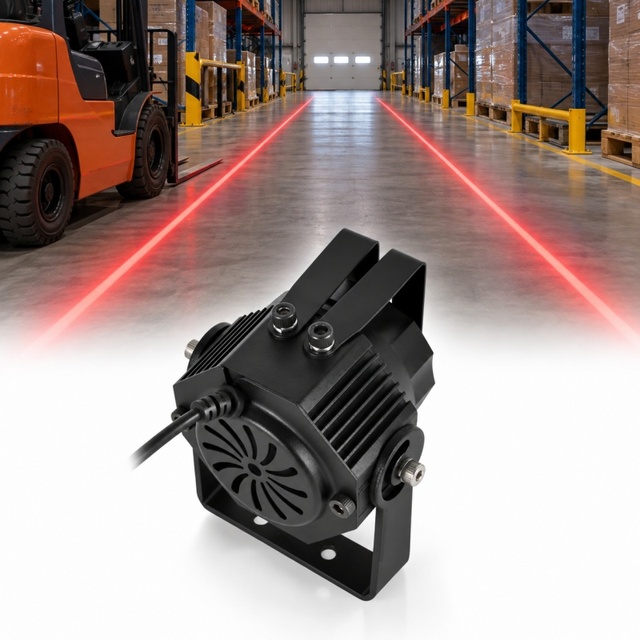 Virtual Laser Guide Light for Warehouse Traffic Paths Pedestrian Routes Floor Safety Markings