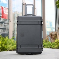 L218X Boîte à outils de camion robuste et personnalisée avec roues Boîtier en plastique étanche pour équipement de produit