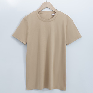 Camiseta de Verano para <span class=keywords><strong>Mujer</strong></span>, de Alta Gama, 190g, de Doble Cara, Mercerizada con Amoníaco Líquido, Bonita, de Manga Corta, Sin Plancha, 2026 - Product Image 1
