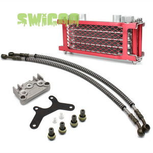 Kit de refroidissement de radiateur d'huile haute performance et durable SWICOO pour <span class=keywords><strong>moto</strong></span> Monkey <span class=keywords><strong>125</strong></span>/140cc, pièces de <span class=keywords><strong>mini</strong></span>-<span class=keywords><strong>moto</strong></span> - Product Image 4