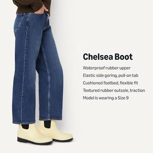 Botas de Lluvia Chelsea para Mujer, Zapatos de Goma Impermeables con Elástico Lateral para un Estilo Moderno en Días Lluviosos - Product Image 3