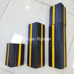 Bloc de roue en caoutchouc noir <span class=keywords><strong>triangulaire</strong></span> robuste et très résistant avec corde en nylon pour avions, voitures - Product Image 4