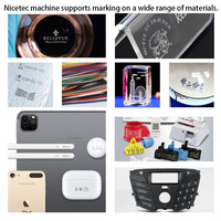 Machine de marquage laser UV électrique portable intelligente NiceTec Q8V 5W pour la gravure DIY sur verre et métal sur téléphones portables, livrée en cartons