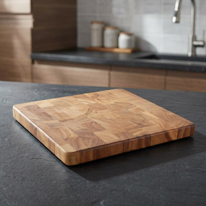 Nice Quality Eco-Friendly Durable Sustainable Bamboo Rectangle Countertop Chopping Board Cheese Display Stand <b>Dishwasher</b> Safe - Product Image 1