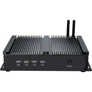 Kingdel Industrial คอมพิวเตอร์ขนาดเล็ก, 1007U/1037U Celeron, 4X RS232 COM, 2x Gigabit NICS, ไม่มีพัดลม, เคสโลหะเต็มรูปแบบ - Product Image 5