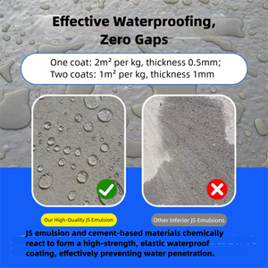 Peinture d'étanchéité pour toiture modifiée au polymère liquide Oakhouse JS K11, <span class=keywords><strong>ciment</strong></span>, réparation des fuites, peinture écologique de qualité potable - Product Image 3