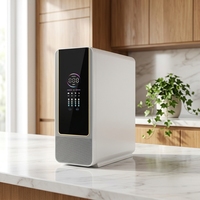 Purificateur d'eau RO électrique sans réservoir 400 GPD OEM sous évier avec robinet intelligent, filtration 5 étapes, construction en plastique pour extérieur et hôtel