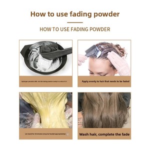 Poudre décolorante sans ammoniaque JiaYing JY-1kg de qualité cosmétique, crème colorante capillaire permanente non dommageable, blanchiment durable 6-8 semaines - Product Image 4