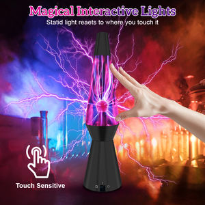 J & R lampada al <span class=keywords><strong>Plasma</strong></span> conico nero incandescente con luce per festa a colori straordinaria decorazione Usb alimentata al tocco - Product Image 6