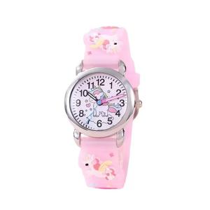 무지개 구름 날개 페가수스 12 디지털 어린이 만화 실리콘 시계 - Product Image 1