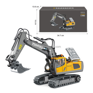Excavatrice RC YIGONG BC1043 1/20 11CH, pelle mécanique 2.4G, modèle de <span class=keywords><strong>camion</strong></span> de chantier en alliage, simulation d'ingénierie - Product Image 6