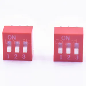 50V 100ma diapositiva interruptor de palanca electrónicos interruptor Dip 1 - 2 - 3 - 4 - 5 - 6 - 7 - 8 - 9 - 10 posiciones