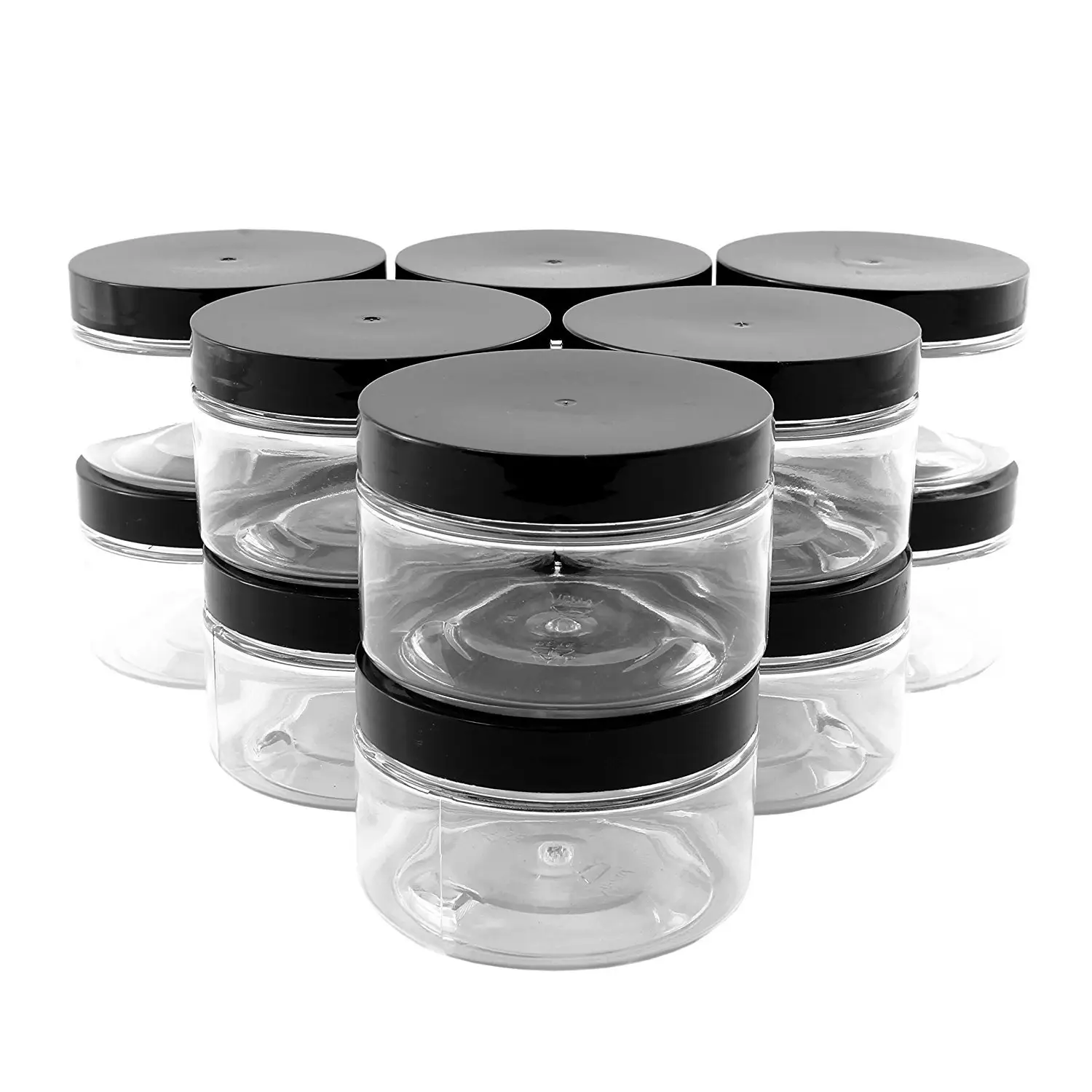 Doppio barattolo di plastica PET a prova di odore sigillato ad aria resistente all'umidità BPA-FREE contenitore RX strain bud 3g 5g herb jam spice