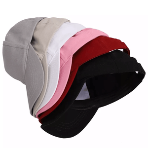 Queue de cheval chapeau ouverture au dos logo personnalisé hommes et femmes mode casquette de Baseball pur coton respirant 3D broderie quatre saisons - Product Image 6