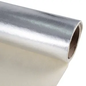 Aislamiento térmico algodón papel de aluminio papel ignífugo Manta de algodón aislamiento térmico tela de papel de aluminio