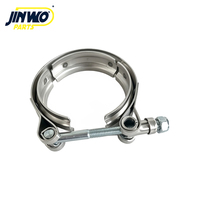 Collier de serrage en acier inoxydable pour échappement, type V-Band, haute résistance, pour VW, 2,5 pouces, références OE 04L253725B / 1K0253725 / 7H0253725A