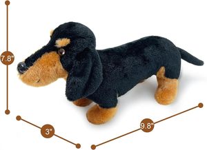 3 عبوات واقعية محشوة بحيوان ، مجموعة لعبة كلب قطيفة لطيف Dalchunder كوش جرو كاواي - Product Image 3