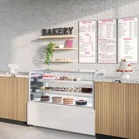 Vitrine réfrigérée à gâteaux à 5 niveaux, présentoir à desserts, réfrigérateur à gâteaux à vendre
