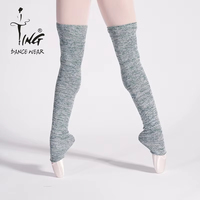 Vente en gros de bas élastiques tricotés de haute qualité, protection thermique pour les jambes, accessoires de danse, chauffe-jambes de danse