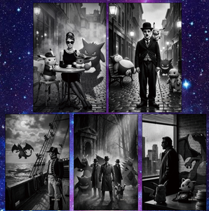 YQ Venta al por Mayor de Cartas de Pokémon con Impresión a Todo Color de Alta Calidad, Cartas de Papel Clásicas de la Película Pokémon, Juegos de Mesa, Fan Art TCG - Product Image 4