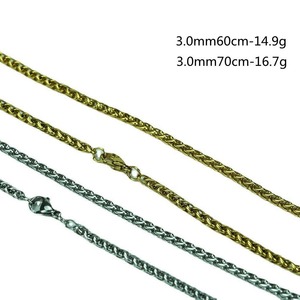 Stainless Steel Keel <b>Chain</b> Necklace <b>Titanium</b> Steel Flower Basket <b>Chain</b> Unisex Fashion Jewelry Gift Occasion Necklaces - Product Image 5
