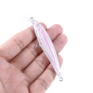 Prezzo di fabbrica di alta qualità 9CM artificiale basso bianco pesciolino <span class=keywords><strong>pesca</strong></span> del corpo esche dure <span class=keywords><strong>pesca</strong></span> richiamo non verniciato - Product Image 3