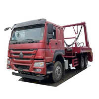 Sinotruk HOWO 6X4 12 tonnes Dongfeng conduite à droite bras oscillant camion à ordures 4X2 4000L petit camion à ordures à sauter à vendre