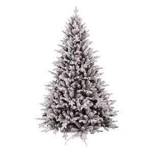 SAPIN DE NOËL BASIQUE ENNEIGÉ H. 210CM - Product Image 1