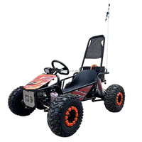 Go-Kart Buggy Électrique 1000W 48V20Ah avec Double Frein à Disque pour Enfants et Adultes, Extérieur, Vitesse 0-35km/h, Autonomie 30-40km