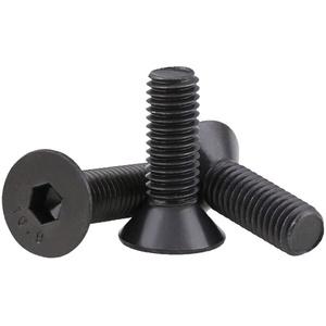 M8 M10 DIN7991 Black 304 Stainless Steel Socket <b>Flat</b> Head Allen Bolt Hex Countersunk Head <b>Screws</b> - Product Image 3