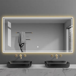 Nouveau design moderne Miroir rétroéclairé <span class=keywords><strong>de</strong></span> salle <span class=keywords><strong>de</strong></span> bains Miroir <span class=keywords><strong>de</strong></span> bain lumineux biseauté Miroir à led rétroéclairé Suspension murale Rectangle <span class=keywords><strong>5</strong></span> Mm - Product Image 4