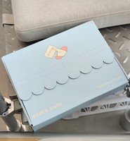 Boîte d'emballage de courrier auto-scellante avec logo personnalisé grande fermeture à glissière auto-adhésive pour chaussettes gaufrage avec revêtement UV en fourrure