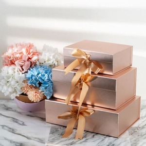 กล่องแม่เหล็กพับได้สวยงาม ประหยัดพื้นที่ บรรจุภัณฑ์ของขวัญ สามารถปรับแต่งได้ตามความต้องการ - Product Image 3