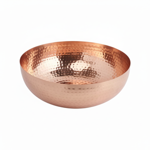 New Modern Designsr Home Kitchen Table Decor Food Serving <b>Bowl</b> High Quality Hammered <b>Metal</b> <b>Bowl</b> Kitchen Use For Best Sale - Product Image 1