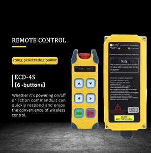 Télécommande sans fil pour grue Haute efficacité énergétique Machines de construction Industrie Télécommande pour grue - Product Image 2