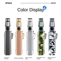 Briquet torche de soudage gonflable en métal avec logo personnalisé pour cadeau de la Saint-Valentin