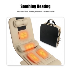 Tapis de massage Shiatsu complet personnalisé avec pression d'air intelligente, vibration <span class=keywords><strong>audio</strong></span> et chauffage du matelas - Product Image 4