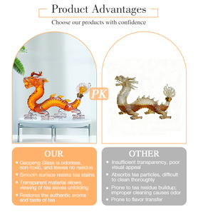 Bình rượu vang, rượu vodka, pha lê nhỏ, khắc hình đầu sói tinh xảo, chất liệu thủy tinh borosilicate cao cấp - Product Image 5