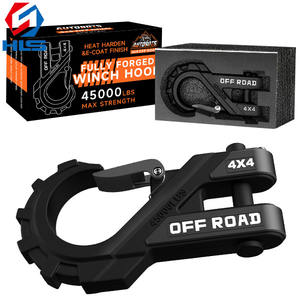 Özelleştirilebilir çelik duvar vinç 4X 4 çekme aksamı paslanmaz çelik oto araba kamyon için gerçek römork çekme kancası - Product Image 2