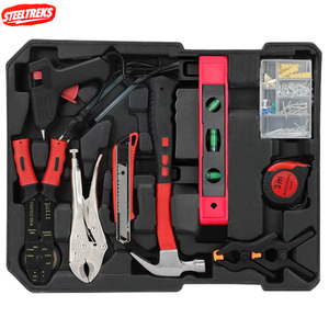 187 Pieces Handmade OEM Large Convenient Portable Tool Bag Easy to Carry Car Repair Ratchet Steel Wrench Set - Product Image 6