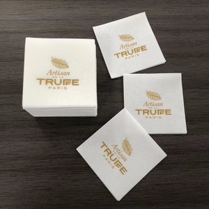 Serviettes Airlaid Offre Spéciale personnalisées avec logo Serviettes de table Serviettes de <span class=keywords><strong>cocktail</strong></span> Serviettes en <span class=keywords><strong>papier</strong></span> de haute qualité Absorbant jetable - Product Image 1