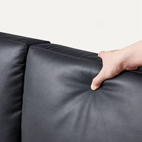 Großhandel Günstiges Trendiges Design Kingsize Modernes Verstellbares Leder-Stoffbett Massivholzrahmen Anpassbare Größe Doppelbetten