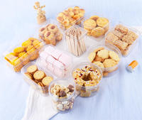 Small Packing Transparent Plastic Chocolate Gift White Cookie Box Round Cylinder Packaging Box for Cookies