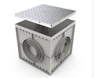 Couvre-égouts en résine <span class=keywords><strong>composite</strong></span> PE personnalisés, fosses carrées, puits d'inspection en plastique pour canalisations de drainage - Product Image 5