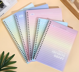 Quaderni a Spirale Colorati di Alta Qualità con Design Orizzontale, 40 Fogli (80 Pagine) per Studio e Uso Ufficio, Formato A5 con Copertina in PP - Product Image 4