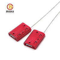 Sellos de Seguridad para Cables BCC202, Sellos de Plomo, Sello Metálico Cuadrado para Contenedores, Cable de Seguridad para Camiones