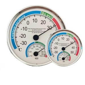 Горячая распродажа, круговой портативный маленький циферблат для кафе, Аналоговый термометр для овальной комнаты, гигрометр - Product Image 3