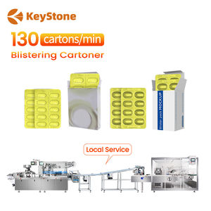 Línea de Empaquetado de Blister para Cápsulas y Tabletas en Forma de L/U, Diseño Personalizado de Fábrica Keystone Packaging - Product Image 1